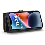 CaseMe Kunstlederen 2-in-1 Portemonnee Bookcase iPhone 14 Plus Zwart - 4
