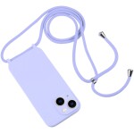 Guardify Color Backcover met Koord iPhone 13 Paars - 1