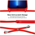 Guardify Color Backcover met Koord iPhone 13 Pro Max Rood - 2