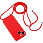 Guardify Color Backcover met Koord iPhone 13 Rood - 1