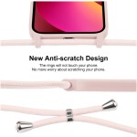 Guardify Color Backcover met Koord iPhone 13 Roze - 2