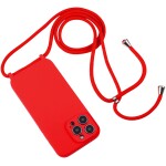 Guardify Color Backcover met Koord iPhone 14 Pro Max Rood - 1