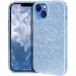 Guardify Glitter Hardcase iPhone 13 Mini Blauw