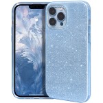 Guardify Glitter Hardcase iPhone 14 Pro Max Blauw