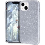 Guardify Glitter Hardcase iPhone 14 Zilver