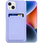 Guardify Softcase Backcover Pashouder iPhone 14 Plus Paars