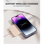 Guardify Softcase Backcover Pashouder iPhone 14 Pro Paars - 3