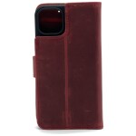 Omnium Echt Lederen Bookcase iPhone 13 Rood - 1