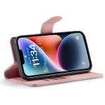 CaseMe 2-in-1 Magnetic Bookcase Magnetisch Uitneembaar Hoesje iPhone 13 Mini Roze - 5