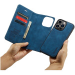 CaseMe 2-in-1 Magnetic Bookcase Magnetisch Uitneembaar Hoesje iPhone 13 Pro Max Donkerblauw - 1
