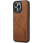 CaseMe 2-in-1 Magnetic Bookcase Magnetisch Uitneembaar Hoesje iPhone 14 Pro Cognac Bruin - 3
