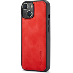 CaseMe 2-in-1 Magnetic Bookcase Magnetic Uitneembaar Hoesje iPhone 14 Rood - 3