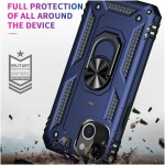 Guardify Armor Ring Hardcase iPhone 13 Mini Blauw - 1