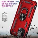 Guardify Armor Ring Hardcase iPhone 13 Mini Rood - 1