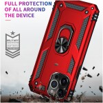 Guardify Armor Ring Hardcase iPhone 13 Pro Max Rood - 1