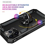 Guardify Armor Ring Hardcase iPhone 13 Pro Max Zwart - 3