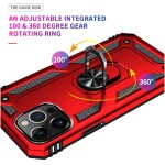 Guardify Armor Ring Hardcase iPhone 13 Pro Rood - 3