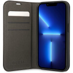 GUESS 4G Monogram Folio Bookcase iPhone 14 Pro Max Grijs - 1