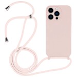 Guardify Color Backcover met Koord iPhone 12 / iPhone 12 Pro Roze