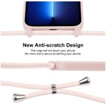 Guardify Color Backcover met Koord iPhone 12 / iPhone 12 Pro Roze - 2