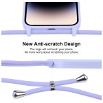 Guardify Color Backcover Hoesje met Koord iPhone 16 Paars - 2