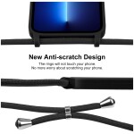 Guardify Color Backcover met Koord iPhone 12 Pro Max Zwart - 2