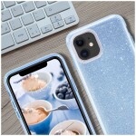 Guardify Glitter Hardcase iPhone 11 Blauw - 3