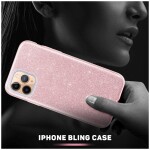 Guardify Glitter Hardcase iPhone 11 Pro Roze - 4
