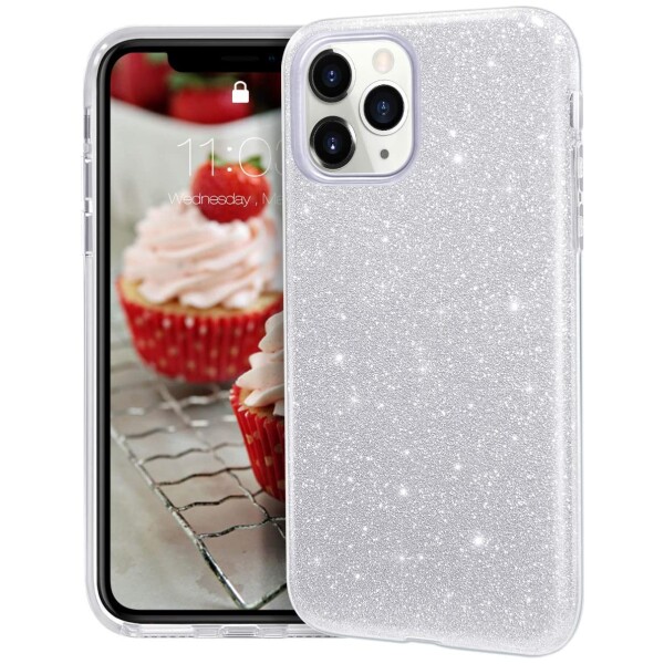 Guardify Glitter Hardcase iPhone 11 Pro Zilver