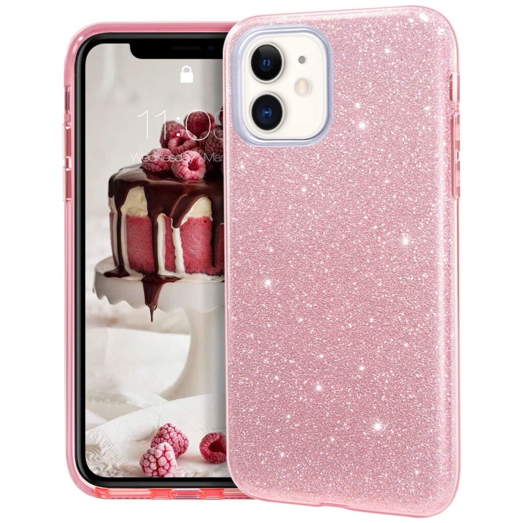 Guardify Glitter Hardcase iPhone 11 Roze