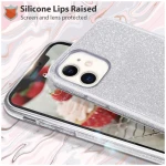 Guardify Glitter Hardcase iPhone 11 Zilver - 1
