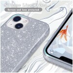 Guardify Glitter Hardcase iPhone 12 Mini Zilver - 1