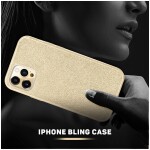 Guardify Glitter Hardcase iPhone 12 iPhone 12 Pro Goud - 3