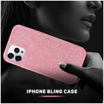 Guardify Glitter Hardcase iPhone 12 iPhone 12 Pro Roze - 3