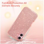 Guardify Glitter Hardcase iPhone 16 Plus Roze - 2
