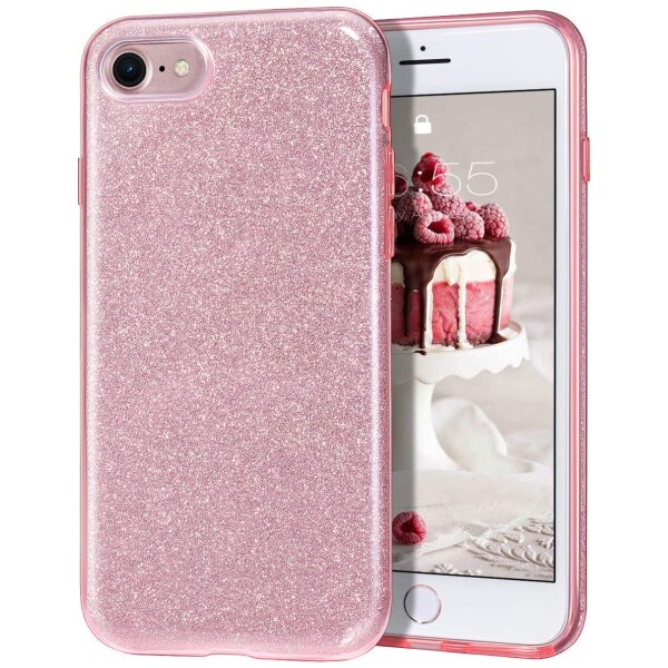 Guardify Glitter Hardcase iPhone 7 / 8 / SE 2020 / SE 2022 Roze