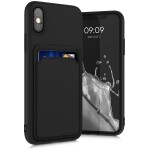 Guardify Softcase Backcover Pashouder iPhone X / XS Zwart