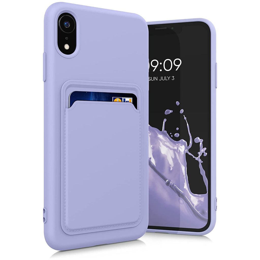 Guardify Softcase Backcover Pashouder iPhone XR Paars