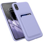 Guardify Softcase Backcover Pashouder iPhone XR Paars - 4