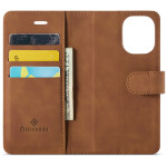 CaseMe 2-in-1 Magnetic Bookcase Magnetisch Uitneembaar Hoesje iPhone 16 Bruin - 6