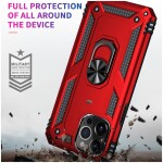 Guardify Armor Ring Hardcase iPhone 12 Pro Max Rood - 1