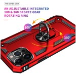 Guardify Armor Ring Hardcase iPhone 12 Pro Max Rood - 3