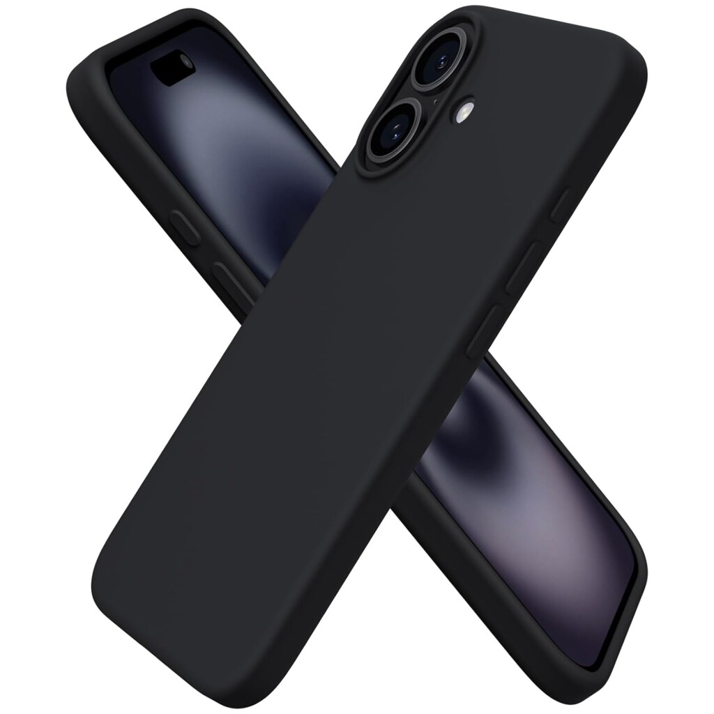 Guardify HD Color TPU Backcover iPhone 16 Plus Zwart