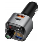 Rixus Bluetooth Muziek FM Transmitter USB-C Autolader - 1