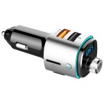 Rixus Bluetooth Muziek FM Transmitter USB Autolader - 2