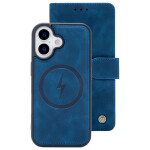 CaseMe 2-in-1 Magnetic Bookcase Uitneembaar Hoesje iPhone 17 Donkerblauw - 1