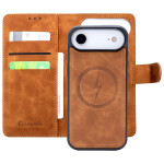 CaseMe 2-in-1 Magnetic Bookcase Uitneembaar Hoesje iPhone Air Bruin