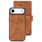 CaseMe 2-in-1 Magnetic Bookcase Uitneembaar Hoesje iPhone Air Bruin - 2