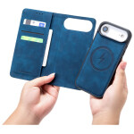CaseMe 2-in-1 Magnetic Bookcase Uitneembaar Hoesje iPhone Air Donkerblauw - 1