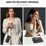 CaseMe Kunstlederen 2-in-1 Portemonnee Bookcase iPhone 17 Pro Zwart - 5